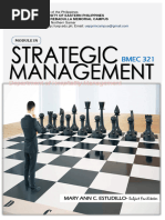 STRATEGIC MANAGEMENT MODULE Chunk 1