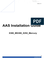MG380 - X380 - X252 - Mercury AAS Installation Guide (Including 5272 Mainboard) - v4.0