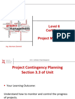 3.3 Project Contingency Planning