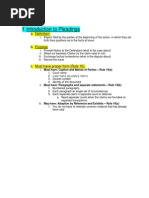 Civ Pro Outline Flow Chart | PDF | Discovery (Law) | Pleading
