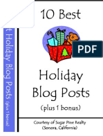 10 Best Holiday Blog Posts Ebook