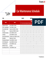 Car Maintenance Schedule