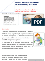 Deficit de Volumen de Liquidos y Trastornos Hidroelectrolitico en Pacientes Pediatricos