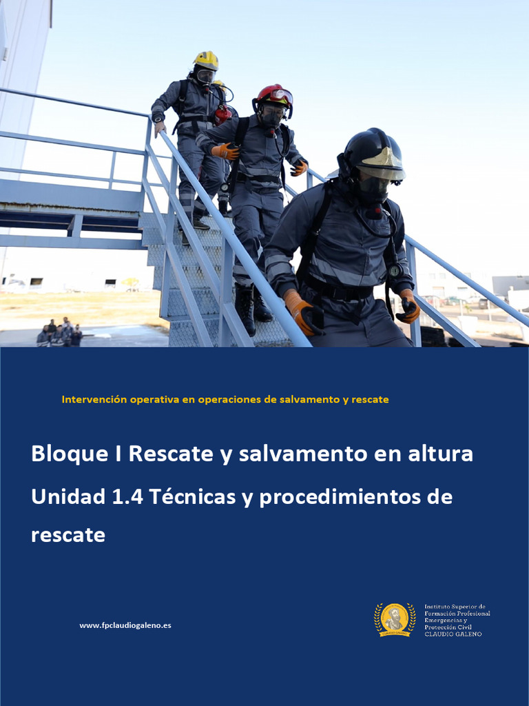 Bloque I Unidad 1.4 Técnicas y Procedimientos de Rescate | PDF | Tornillo