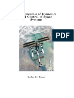 Fundamentals of Dynamics and Control of Space Systems