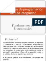 Problemas de Programación de Tipo Integrador