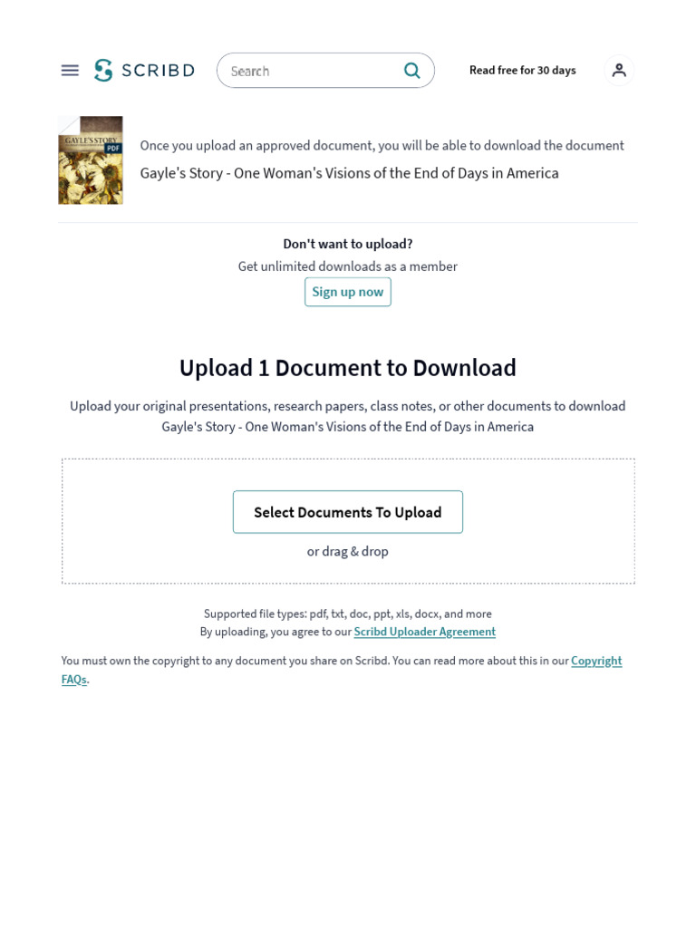 Upload A Document Scribd | PDF