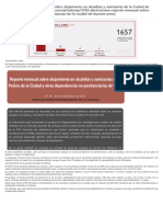 Decimoctavo Reporte Mensual Sobre Alojamiento en Alcaidías y Comisarías de La Ciudad de Buenos Aires