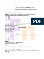 Aptitude Questions and Answers PDF