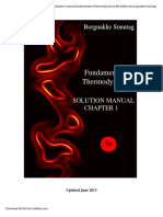 Solutions Manual Fundamentals of Thermod