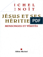 Ebook Michel Benoit - Jesus Et Ses Heritiers Mensonges Et Verites