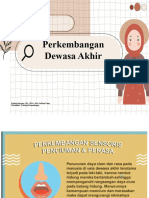 Presentasi Perkembangan Dewasa Akhir