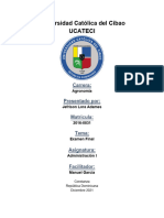 Administracion I - Examen Final