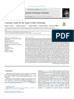 A Primate Model For The Origin of Flake Technology