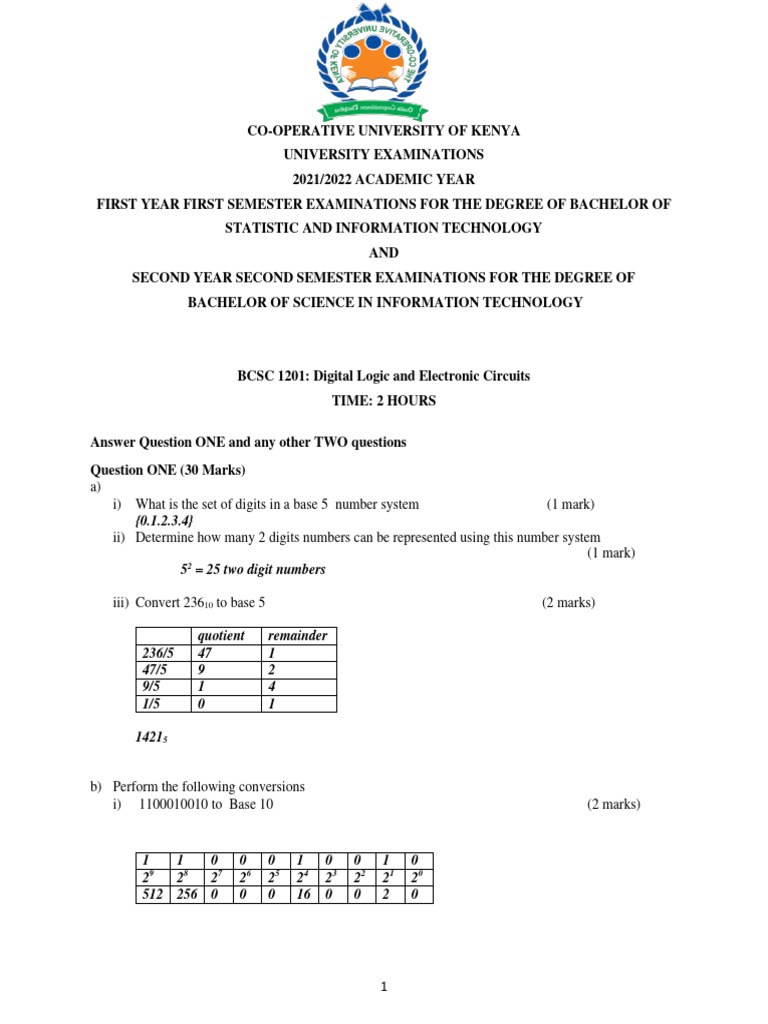 BCSC Digital Logic Exam Paper | PDF | Logic Gate | Electrical Engineering