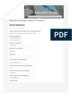 SIGERSOLMunicipal Reporte Trimestral