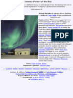 APOD 2006 March 29 - Green and Black Auroras Over Norway
