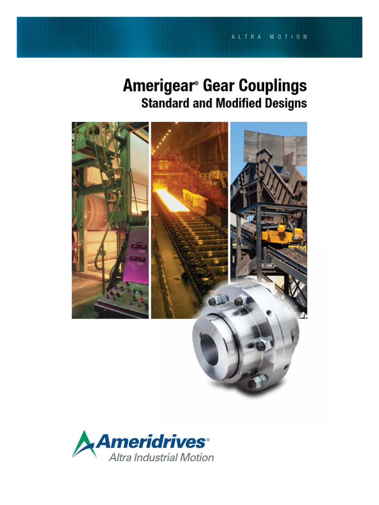 Ameridrives Gear Couplings PDF Engineering Tolerance Gear