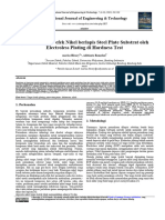 Ind The Heat Treatment Effect of Nickel-Coated Steel Plate Substrate by Electroless Plating On Hardness Test