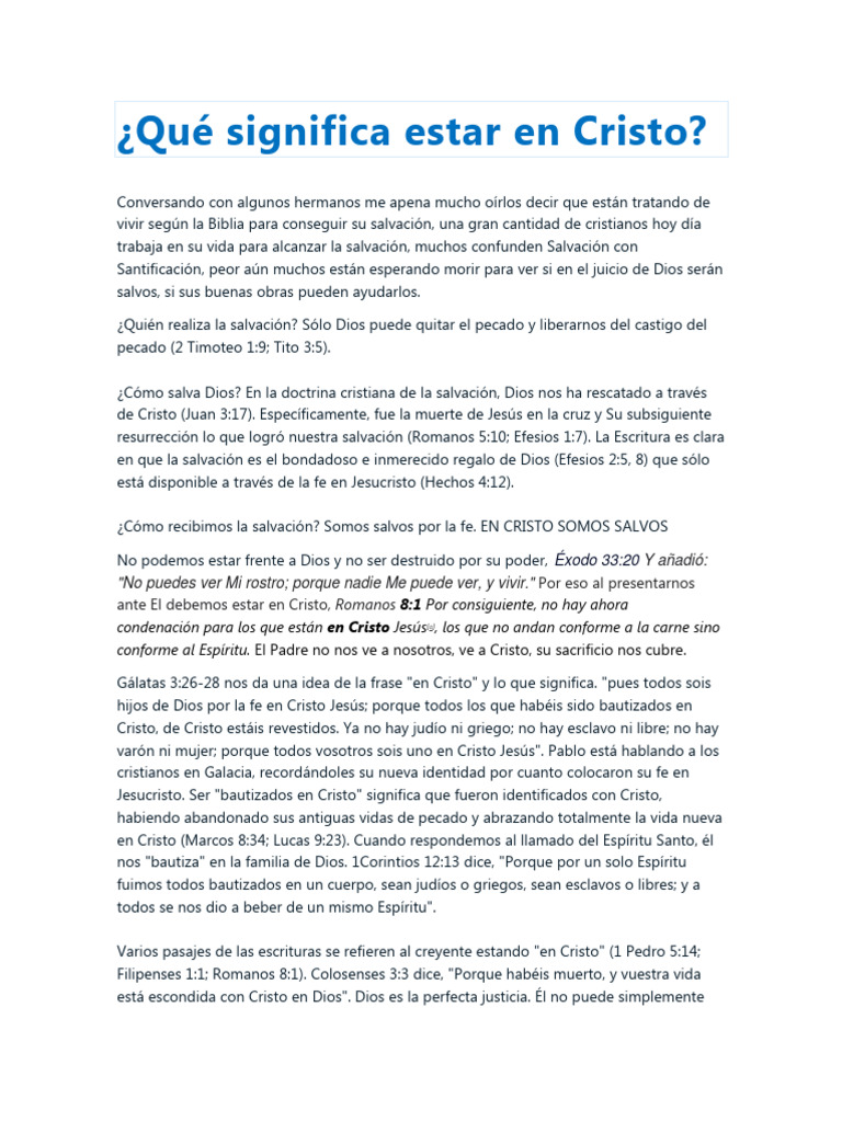 QU SIGNIFICA CRISTO intelligence overview