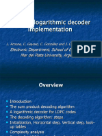 A LDPC Logarithmic Decoder Implementation - Pres - BN
