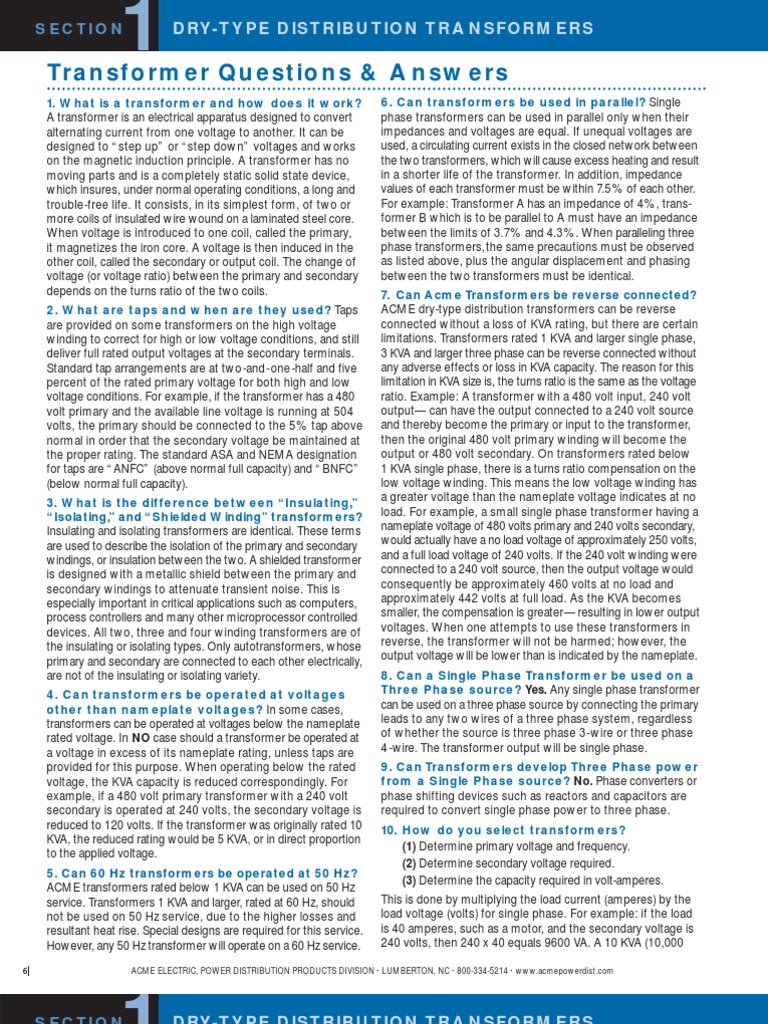 Transformer Question Bank Pdf Transformer Electric Motor
