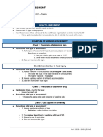 NCM 201 Lec Health Assessment Lecture 2