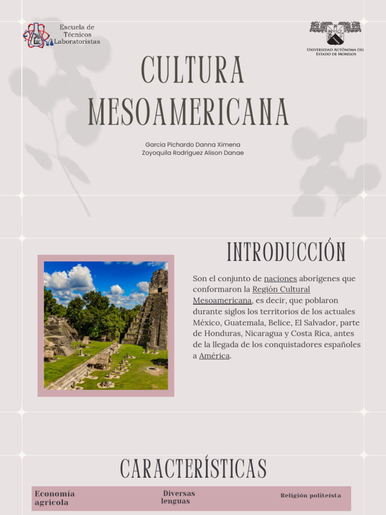 Culturas De Mesoamérica Pdf Mesoamérica Oasisamerica