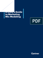 Cmos Guide To Marketing Mix Modeling