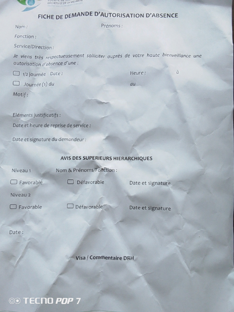 Demande D'absence | PDF