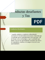 Conductas Desafiantes y Tea 1 A