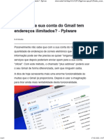 Conta Do Gmail Tem Endereços Ilimitados