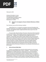 Senate Ethics Complaint Sheldon Whitehouse February 2024