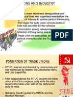 Trade Unions and Industry Ppt