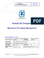 .041 - KOC Manual For Fire Safety Management