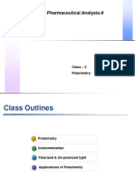 Pharmaceutical Analysis II - Class 2