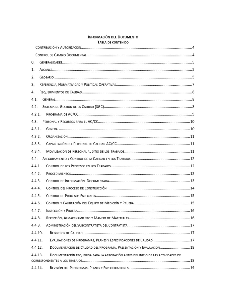 Prearranque Operacional de Calidad PDF Calidad