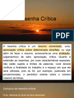 Resenha Crítica