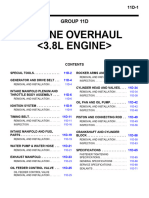 Engine Overhaul : Group 11D