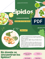 Green and Beige Illustrative Healthy Food Presentation