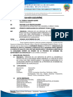 Informe #067-Presento Observaciones Del Expediente Tecnico en Ref.