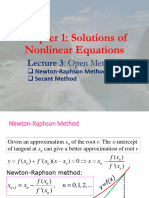 MAFE208IU-L3 - Open Methods - Nonlinear Equations