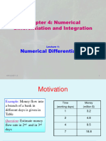 MAFE208IU-L9 - Numerical Differentiation