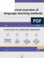 Week 2 - Historical Overview of Language Teaching Methods