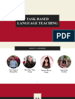 Task-Based Language Learning