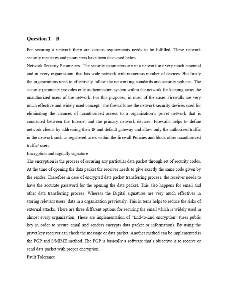 Network Security Measures Explained | PDF | Key (Cryptography) | Public ...