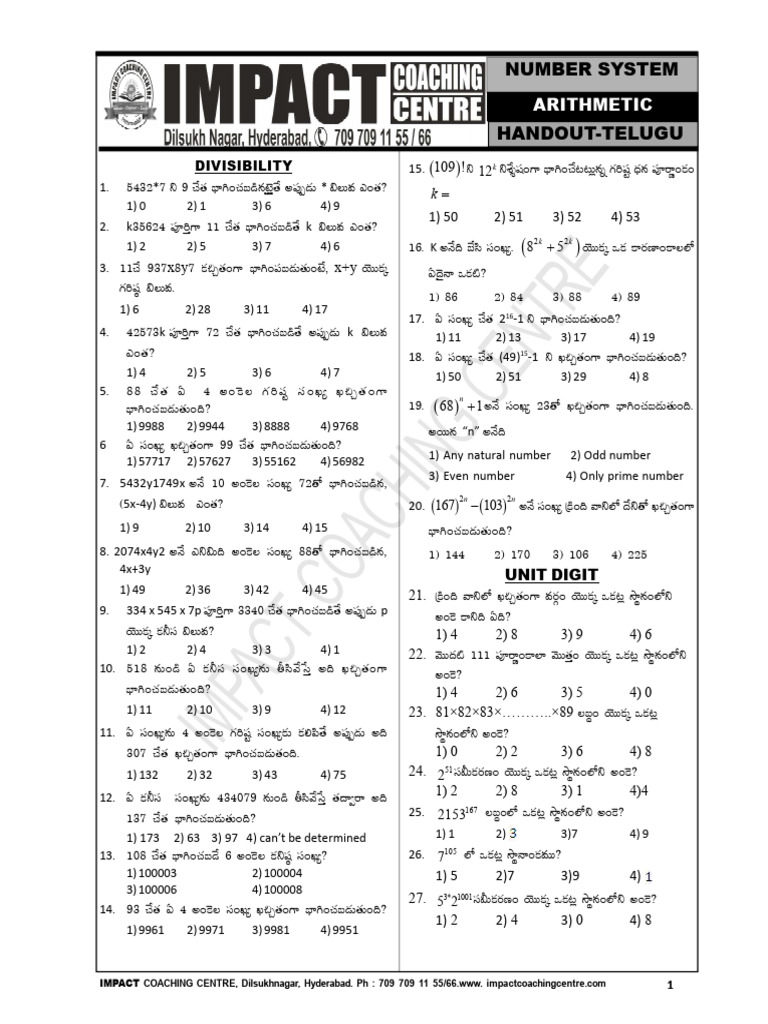 TELUGU NUMBERS 1 TO 100 IN ENGLISH PDF FREE DOWNLOAD visual data 4