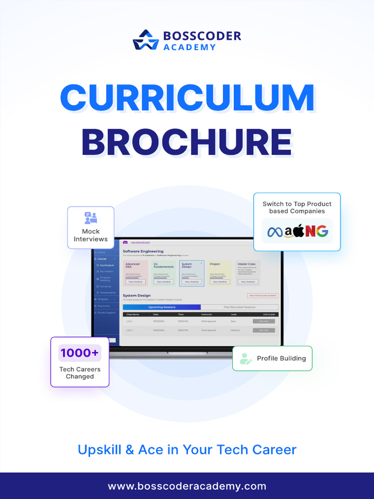 Bosscoder Academy Transformer Program | PDF | Mentorship | Human ...