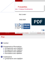 Chapitre 1 Analyse Combinatoire