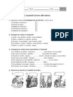 L'impératif (Forme Affirmative) : Retrouve L'ordre Chronologique de Ces Phrases: A, B, C, D, e